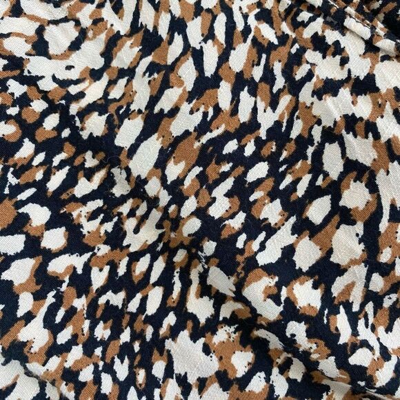 Free people leopard print wrap ruffle mini dress - Picture 13 of 16